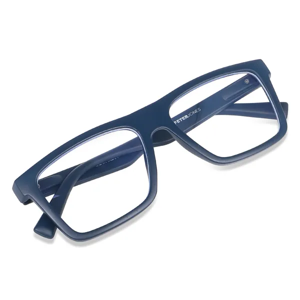 Peter_Jones_Unisex_Zero_Power_Blue_Cut__Blue_Color_Computer/Gaming_Glasses_Square_Frame_UV_Protected