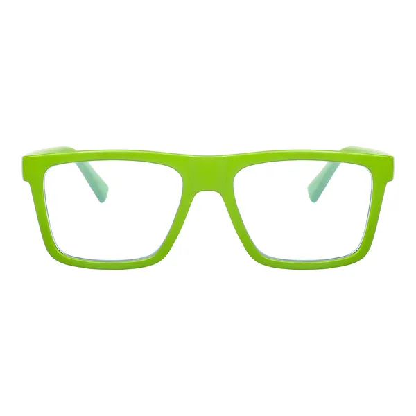 Peter_Jones_Unisex_Zero_Power_Blue_Cut__Green_Color_Computer/Gaming_Glasses_Square_Frame_UV_Protected