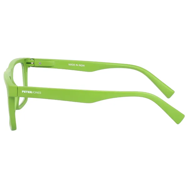 Peter_Jones_Unisex_Zero_Power_Blue_Cut__Green_Color_Computer/Gaming_Glasses_Square_Frame_UV_Protected