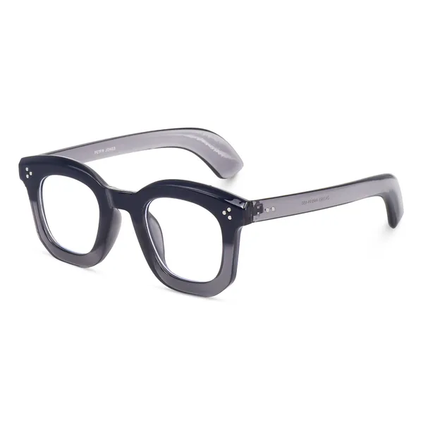 Peter_Jones_Unisex_Zero_Power_Blue_Cut__Grey_Color_Computer/Gaming_Glasses_Square_Frame_UV_Protected