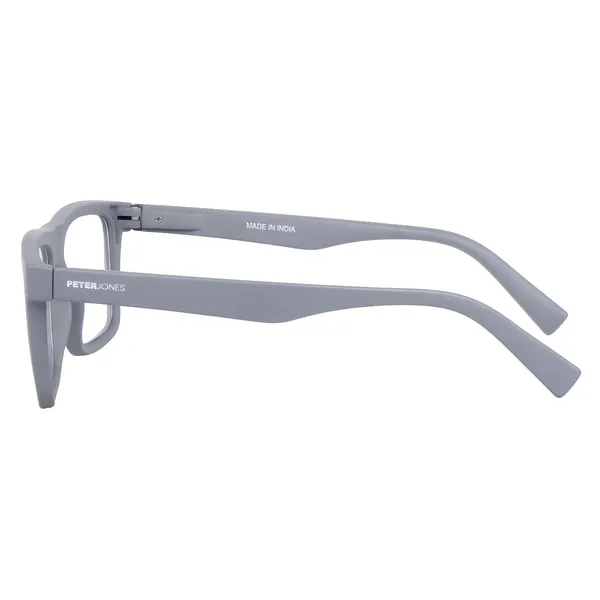 Peter_Jones_Unisex_Zero_Power_Blue_Cut__Grey_Color_Computer/Gaming_Glasses_Square_Frame_UV_Protected