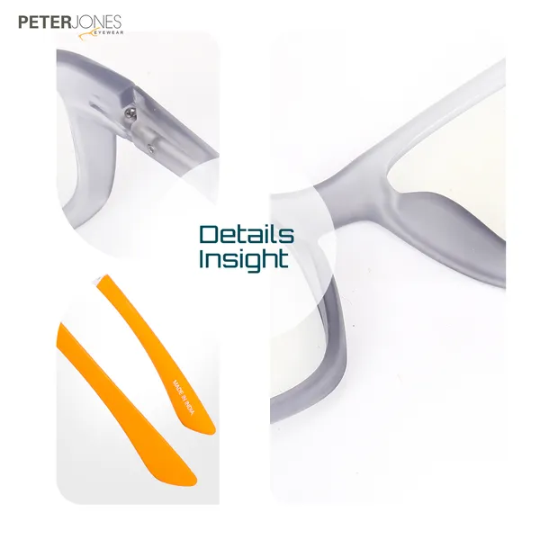 Peter_Jones_Unisex_Zero_Power_Blue_Cut__Grey_Orange_Color_Computer/Gaming_Glasses/Cycling/Sports_UV_Protected