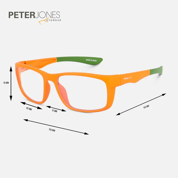 Peter_Jones_Unisex_Zero_Power_Blue_Cut__Orange_Color_Computer/Gaming_Glasses/Cycling/Sports_UV_Protected