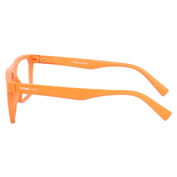 Peter_Jones_Unisex_Zero_Power_Blue_Cut__Orange_Color_Computer/Gaming_Glasses_Square_Frame_UV_Protected