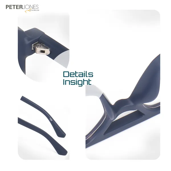 Peter_Jones__I_Matte_Blue_Color_I_Unisex_I__Medium_Size_I_Square_Frame_I_Anti_Glare_Lenses_I_Optical_Frame_(2325BL)