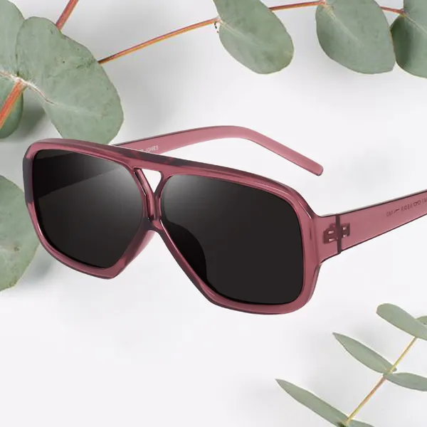 Pink_Large_Oversized_Aviator_UV/UB_Protected_Unisex_Sunglasses_(ZN3847TRD)