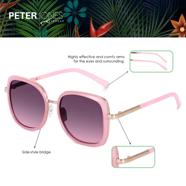 Pink_Oversized_Medium_UV_Protected_Sunglasses_for_Women/Girls_(RD008PK)