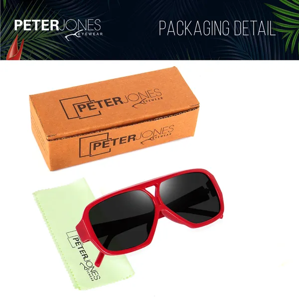 Red_Large_Oversized_Aviator_UV/UB_Protected_Unisex_Sunglasses_(ZN3847RD)