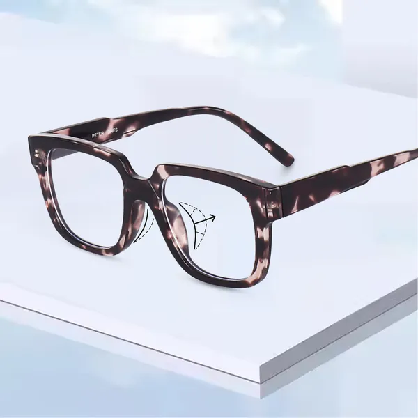 Square_Unisex_Blue_Light_Blocking_Computer/Gaming_Glasses_I_Frame_&_Lenses_I_Model_3894GDA