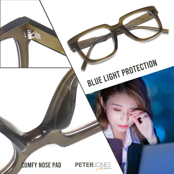 Square_Unisex_Blue_Light_Blocking_Computer/Gaming_Glasses_I_Frame_&_Lenses_I_Model_3894GR