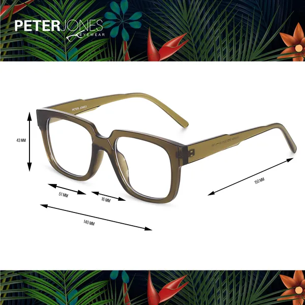 Square_Unisex_Blue_Light_Blocking_Computer/Gaming_Glasses_I_Frame_&_Lenses_I_Model_3894GR