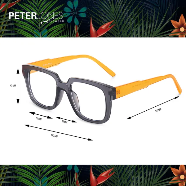 Square_Unisex_Blue_Light_Blocking_Computer/Gaming_Glasses_I_Frame_&_Lenses_I_Model_3894GTOG