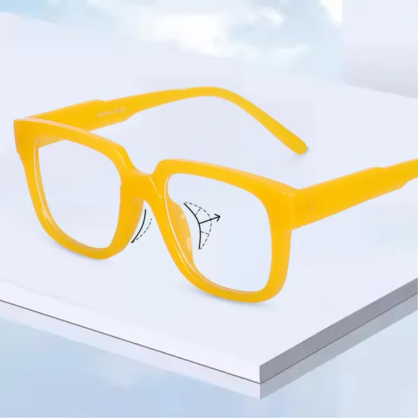 Square_Unisex_Blue_Light_Blocking_Computer/Gaming_Glasses_I_Frame_&_Lenses_I_Model_3894OG