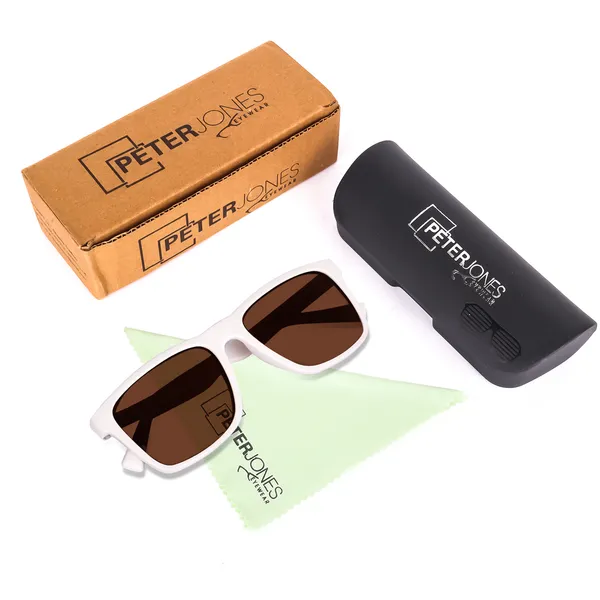 White_Full_Rim_Square_Sunglasses_I_Polarization_and_100%_UV_Protected_I_Men_&_Women_I_PO6088W