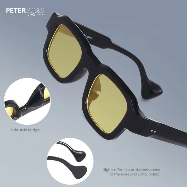 Yellow_Lenses_Unisex_Broad_Frame_Square_UV/UB_Protected_Sunglasses_(3809Y)