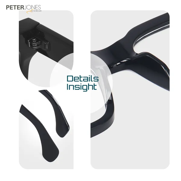 Zero_Power_Blue_Cut_Computer_Glasses_Retro_Square_Shape_Gaming_Glasses_UV_Protected_3804FB