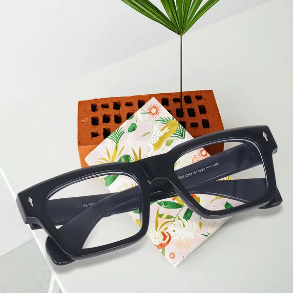 Zero_Power_Blue_Cut_Computer_Glasses_Retro_Square_Shape_Gaming_Glasses_UV_Protected_3804FB