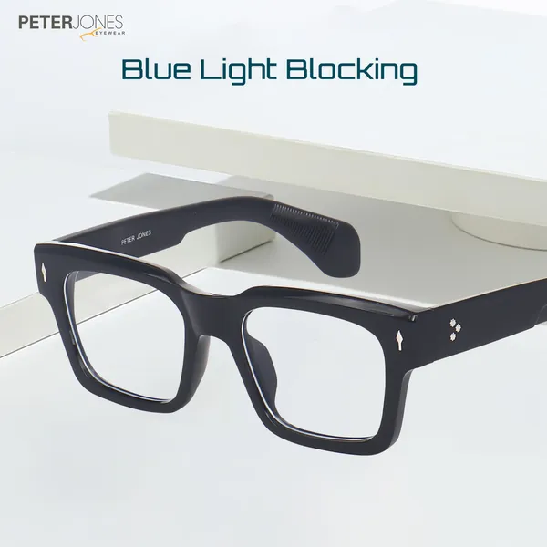 Zero_Power_Blue_Cut_Computer_Glasses_Retro_Square_Shape_Gaming_Glasses_UV_Protected_3804FB