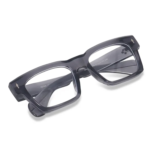 Zero_Power_Blue_Cut_Computer_Glasses_Retro_Square_Shape_Gaming_Glasses_UV_Protected_3804FGT