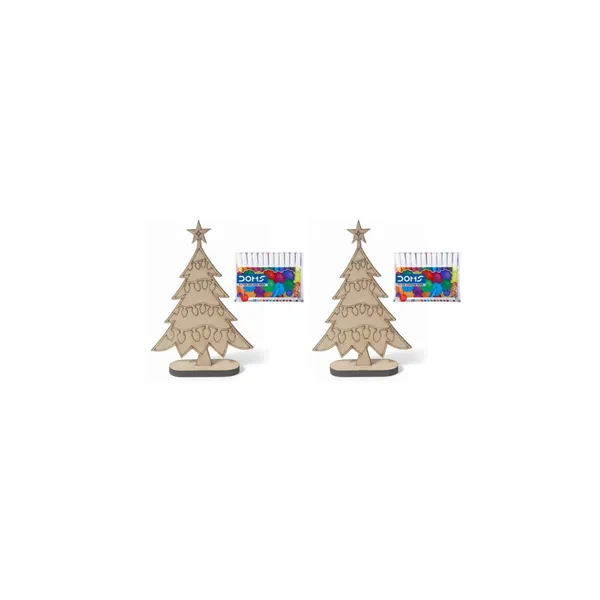 2_Pc_Wooden_Christmas_Tree_Craft_Model_DIY_MDF_Art_Craft_STEM_Kit_for_Kids_Reusable_Christmas_Decoration_Paintable_Ornament_for_Home,_Office,_School_Projects_&_Festive_Décor