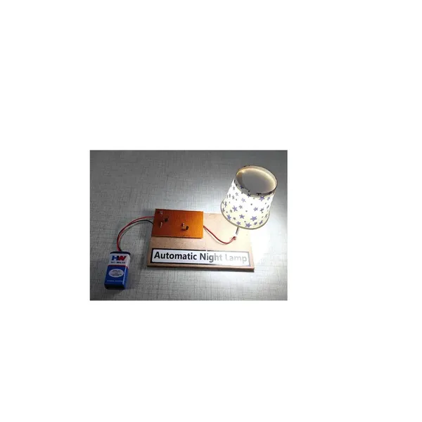 STEM_Physics_Science_Project_–_DIY_Kit_for_Automatic_Night_Lamp_ON_Off_Working_Model_Using_LDR_Sensor_and_Transistor_for_School_Kids_and_Class_12_Students
