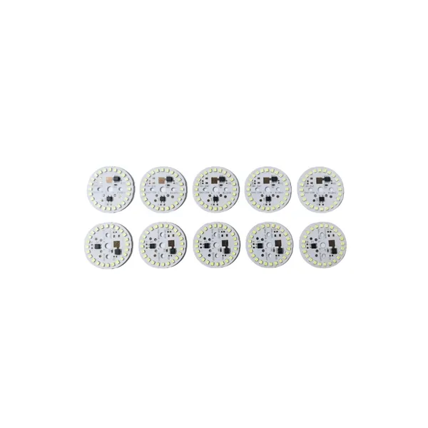 15_Watt_Alpha_DOB_LED_Module_Pack_of_10_Super_Bright_Cool_White_MCPCB_Driverless_LED_Board_24_SMD_Direct_On_Board_Raw_Material_for_LED_Bulb_Repair_and_DIY_Projects