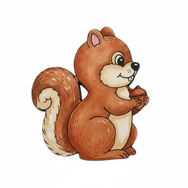 1_Pc_MDF_Wooden_Hamster_Animals_Cutouts_for_Kids_Crafts_Pre-Marked_DIY_Painting_Kit_for_Art_Projects_Home_Décor_&_School_Activities_with_Sketch_Colour