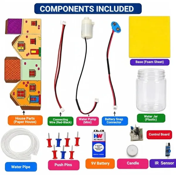 2_in_1_DIY_Automatic_Fire_Dispenser_and_Intruder_Alarm_Paper_House_Working_Model_Physics_Science_Project_Kit_for_School_Kids_and_Students_STEM_Experiment_Science_Exhibition_Class_12