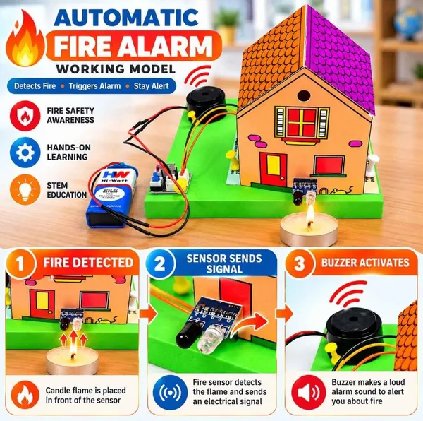 2_in_1_DIY_Fire_and_Intruder_Alarm_Paper_House_Working_Model,_Physics_Science_Project_Kit_for_School_Kids_and_Students,_STEM_Experiment_for_Class_12_Science_Exhibition