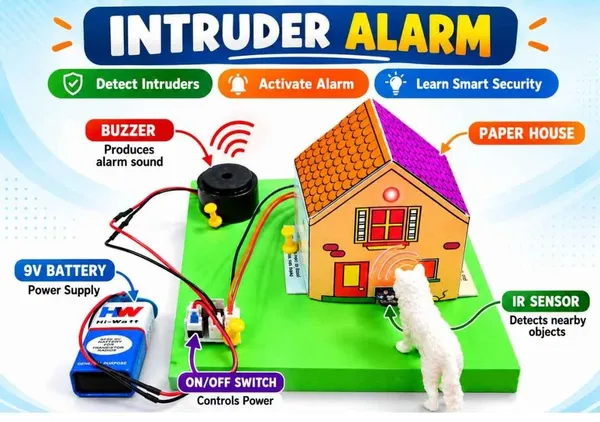 2_in_1_DIY_Fire_and_Intruder_Alarm_Paper_House_Working_Model,_Physics_Science_Project_Kit_for_School_Kids_and_Students,_STEM_Experiment_for_Class_12_Science_Exhibition