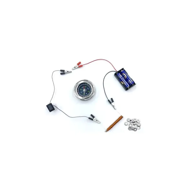 75_MM_Compass_Electromagnet_Science_Project_Kit_Working_Model_with_Magnetic_Direction_Compass_for_School_Kids