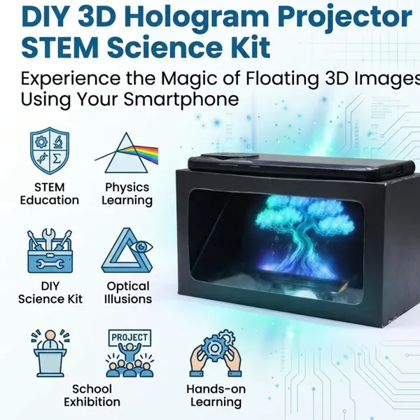 3D_Hologram_Projector_DIY_Kit_for_Kids_&_Students_|_Smartphone_Hologram_Box_|_STEM_Science_Learning_|_Physics_Working_Model_|_Educational_School_Project