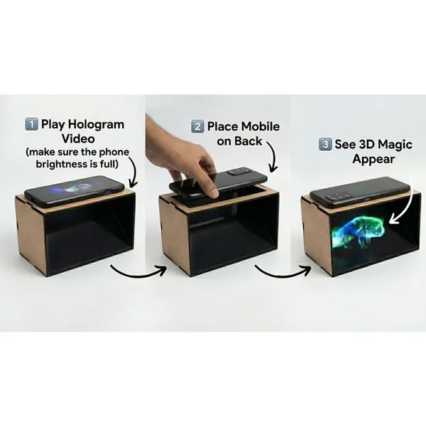 3D_Hologram_Projector_DIY_Mobile_Display_Box_Optical_Illusion_STEM_Educational_Science_Project_Kit_for_Kids_Students_School_Exhibition_Class_6_–_12_Learning