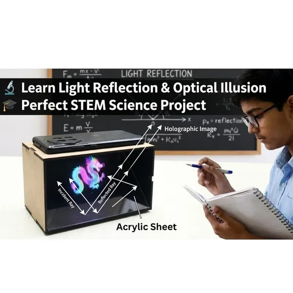 3D_Hologram_Projector_DIY_Mobile_Display_Box_Optical_Illusion_STEM_Educational_Science_Project_Kit_for_Kids_Students_School_Exhibition_Class_6_–_12_Learning