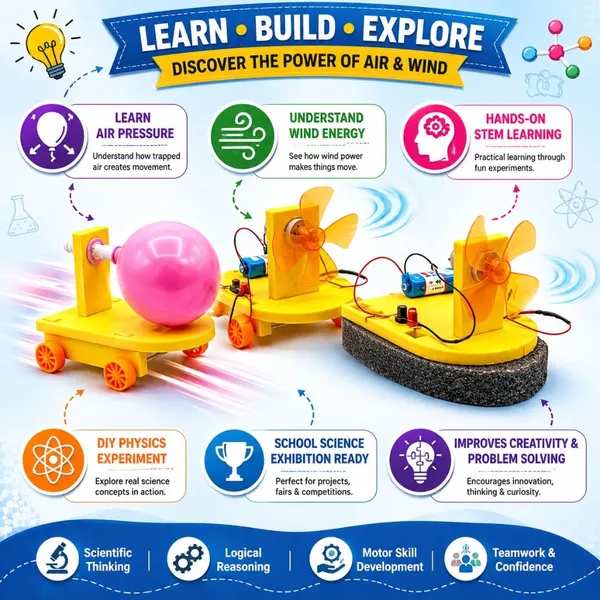 3_in_1_Air_Propulsion_Toy_Car_Balloon_Powered_Car_and_Wind_Energy_Boat_STEM_Science_Project_Kit_DIY_Educational_Working_Model_for_Kids
