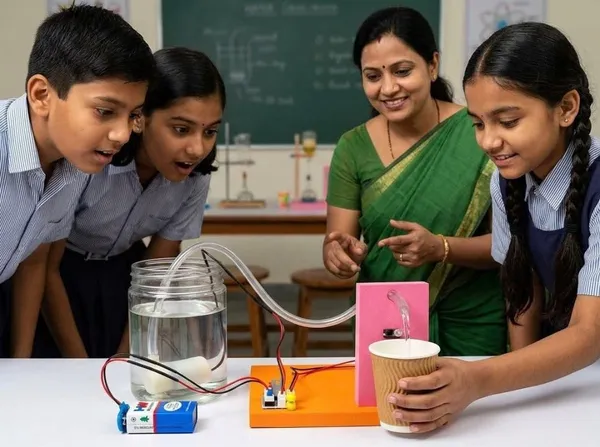 4_in_1_DIY_Automatic_Dispenser_Water,_Soap,_Fire_and_Fire_Alarm_Paper_House_Working_Model_Physics_Science_Project_Kit_for_School_Kids_and_Students_STEM_Experiment_Science_Exhibition_Class_12