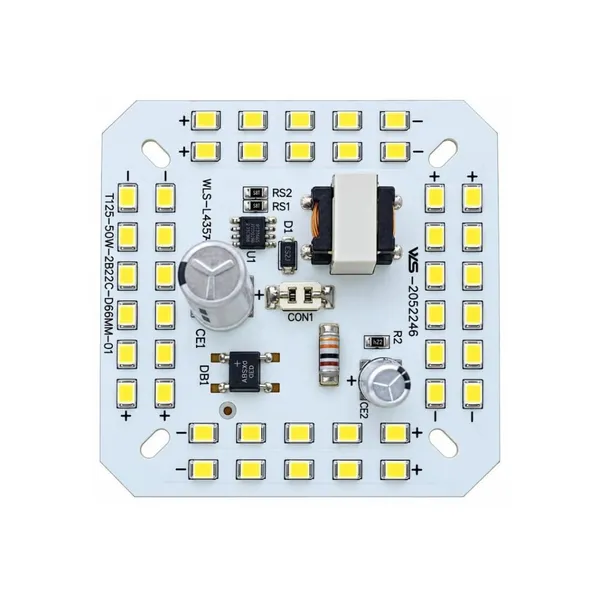 4_pcs_50_Watt_LED_DOB_Module_with_44_SMD_LEDs_High_Brightness_Driver_on_Board_MCPCB_220V_AC_LED_Light_Circuit_Board_for_T_Bulb_Repair_Replacement_Manufacturing_and_DIY_Lighting_Projects