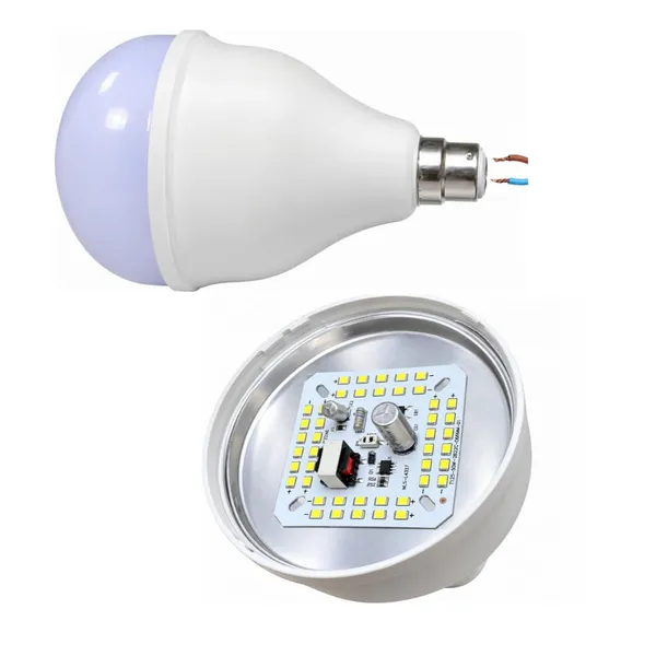 4_pcs_50_Watt_LED_DOB_Module_with_44_SMD_LEDs_High_Brightness_Driver_on_Board_MCPCB_220V_AC_LED_Light_Circuit_Board_for_T_Bulb_Repair_Replacement_Manufacturing_and_DIY_Lighting_Projects