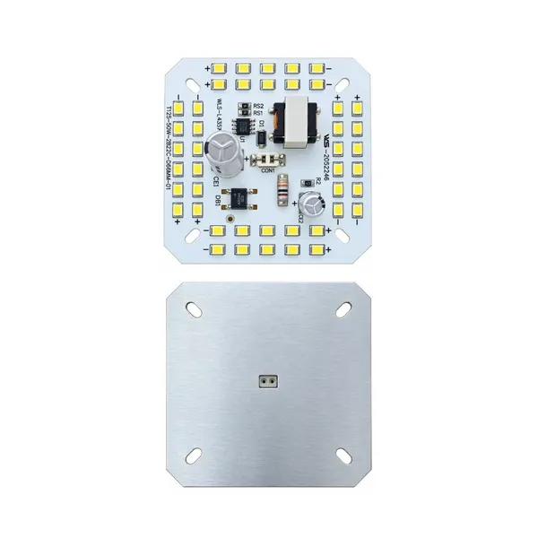4_pcs_50_Watt_LED_DOB_Module_with_44_SMD_LEDs_High_Brightness_Driver_on_Board_MCPCB_220V_AC_LED_Light_Circuit_Board_for_T_Bulb_Repair_Replacement_Manufacturing_and_DIY_Lighting_Projects