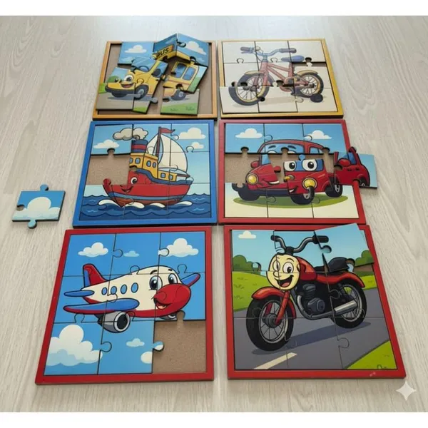 6_Pieces_of_Vehicle_Jigsaw_Puzzles_for_Kids_Educational_Learning_STEM_Montessori_Puzzles_for_Ages_4-8_Transportation_Jigsaw_Puzzles_with_Car,_Bus,_Plane,_Ship,_Bike_&_Motorcycle