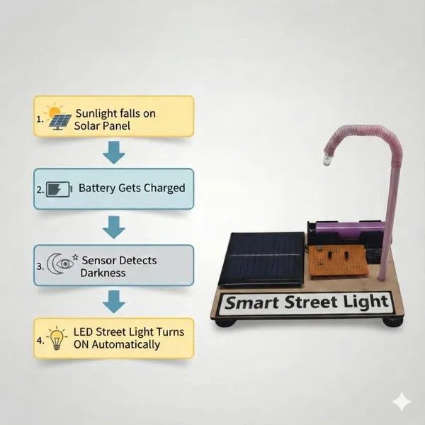 Automatic_Smart_Solar_Panel_Street_Light_Science_Project_Kit_Working_Model_Using_LDR_and_ON_&_Off_Sensor_System_STEM_Learning_for_School_Kids_Projects