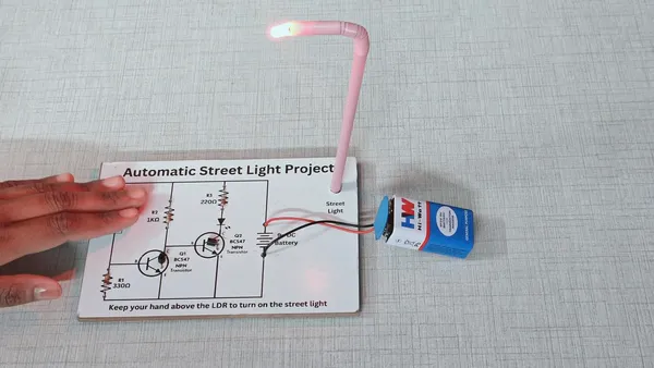 Automatic_Street_Light_Circuit_Science_Project_Working_Model_Kit_Using_LDR_for_Class_12_Students.