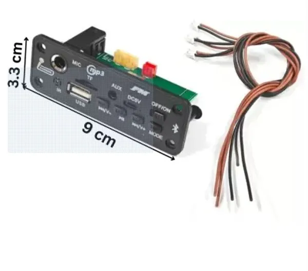 Bluetooth_FM_USB_MP3_Card_Audio_Amplifier_Module_with_2_inch_wire_Speakers_Electronic_Components_Electronic_Hobby_Kit