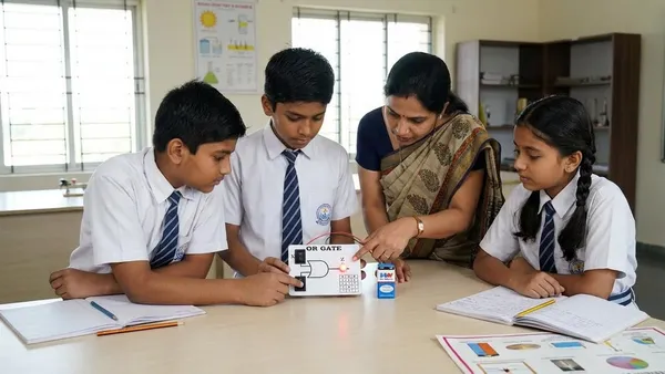 Combo_Logic_NOT,_and_&_OR_Gate_Experiment_Working_Model_for_School_Science_Project_Digital_Electronics_STEM_Learning_Kit_with_Truth_Table_Class_12_Students