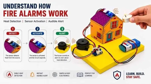 DIY_3-in-1_Fire_Alarm,_Rain_Alarm_and_Intruder_Detection_Security_System_Science_Project_Working_Model_Kit_for_Students_STEM_Educational_Electronics_Experiment_with_Sensors_Buzzer