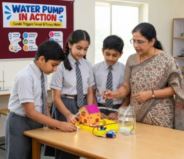 DIY_Automatic_Fire_Alarm_Paper_Houses_Working_Model_STEM_Experiment_Physics_Science_Project_Kit_with_Water_Spray_Flame_Detection_Alarm_System_for_School_Kids_Students_Science_Class_12