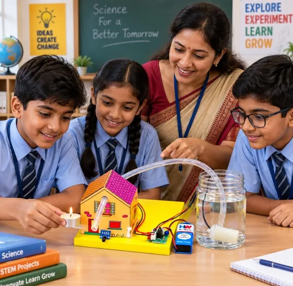 DIY_Automatic_Fire_Alarm_Paper_Houses_Working_Model_STEM_Experiment_Physics_Science_Project_Kit_with_Water_Spray_Flame_Detection_Alarm_System_for_School_Kids_Students_Science_Class_12
