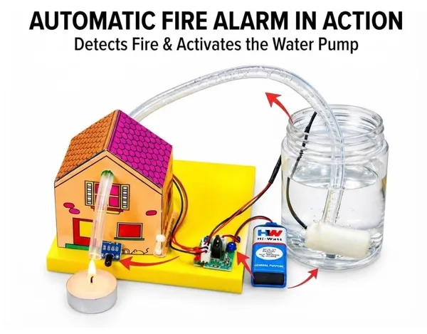 DIY_Automatic_Fire_Alarm_Paper_Houses_Working_Model_STEM_Experiment_Physics_Science_Project_Kit_with_Water_Spray_Flame_Detection_Alarm_System_for_School_Kids_Students_Science_Class_12