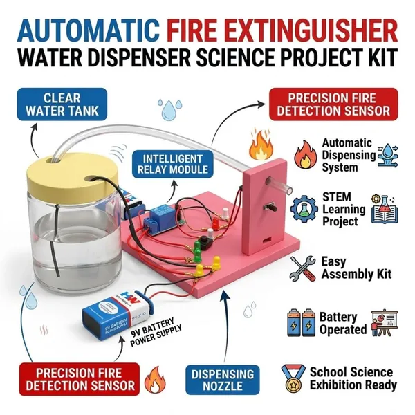 DIY_Automatic_Fire_Alarm_Working_Model_STEM_Experiment_Physics_Science_Project_Kit_with_Water_Spray_Flame_Detection_Alarm_System_for_School_Kids_Students_Science_Fair_Exhibition_Class_12