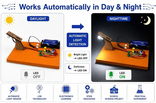 DIY_Automatic_ON_Off_Smart_Street_Light_Night_Lamp_Using_LDR_Sensor_Science_Project_STEM_Education_Learning_Experiment_Kit_Working_Model_for_School_Kids_and_Students